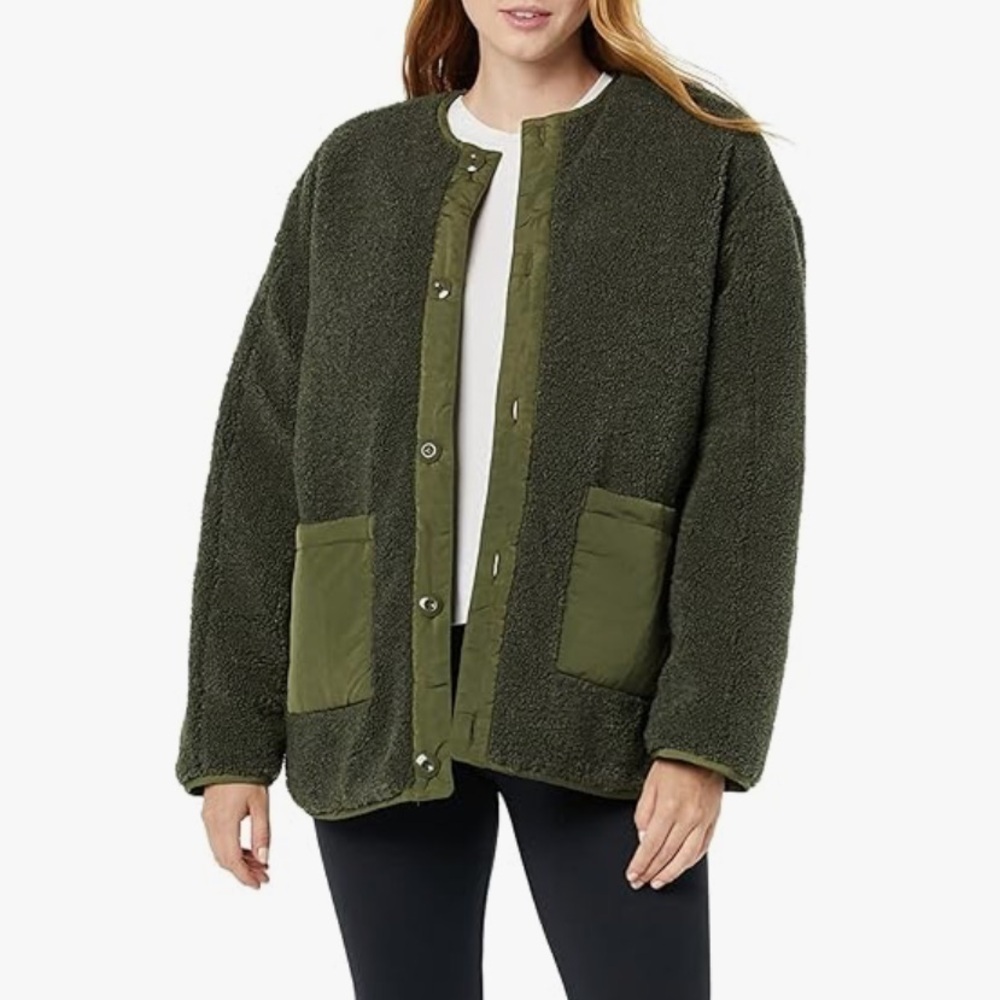 DAILY RITUAL Quilted Reversible Jacket - 4X - Picture 2 of 6